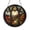 Acrylic 3.5 Inch, variant on Thanksgiving Gothic Chapel Stained Glass Suncatcher, Autumn Village Window Art Accent