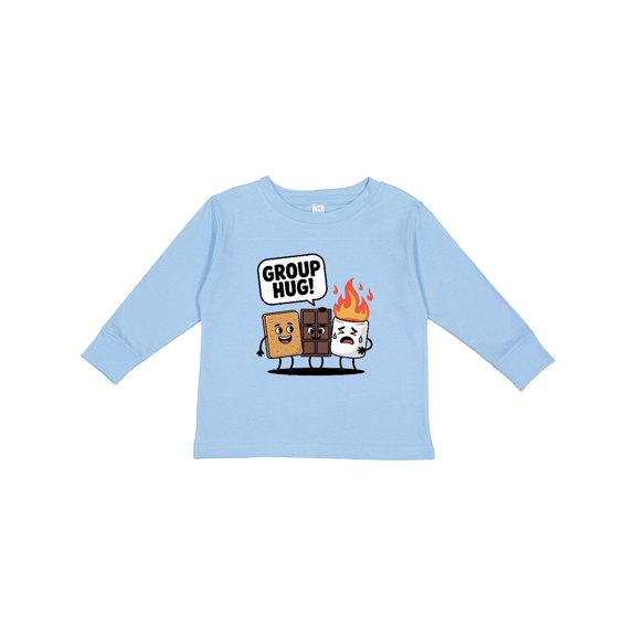 Inktastic S'more Group Hug Boys or Girls Long Sleeve Toddler T-Shirt