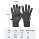 thumbnail image 2 of Guantes de ciclismo, resistentes al agua, duraderos, antideslizantes, pantalla táctil, suaves guantes térmicos de moda para deportes al aire libre, , Gris XL Soledad Guantes de ciclismo de invierno, 2 of 8