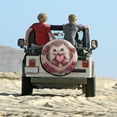 thumbnail image 6 of Spare Tire Cover Valentine Sweets Hedgehog Waterproof Polyester Wheel Protectors Wheel Covers Hedgehog Decor Tire Cover Universal Fit for Trailer SUV Truck Camper Travel Trailers 15inch, 6 of 8