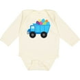 thumbnail image 3 of Inktastic Easter Egg Truck Boys Boys Long Sleeve Baby Bodysuit, 3 of 5