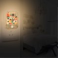 thumbnail image 2 of Yayeee LED Night Lights with Motion Detectors Auto Dusk to Dawn Light Sensors, 2 Pack, Beige Geometric, 2 of 7