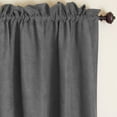 thumbnail image 3 of Blazing Needles 108-inch by 52-inch Microsuede Blackout Curtain Panels (Set of 2), 3 of 3