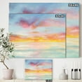 thumbnail image 3 of Designart - Pastel Pink And Blue Clouds - Traditional Premium Canvas Wall Art, 3 of 3