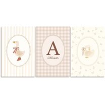 Funny Silly Goose Wall Art Beige Nursery Decor Farm Poster Aesthetic Cute Duck Animal Painting Wall Decor Farmhouse Cottage Core Canvas Print For Bedroom Bathroom Nursery Unframed