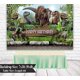 thumbnail image 3 of Dinosaur Happy Birthday Backdrop 7x5ft Kids Boys Roar Jurassic Jungle Wild Dino Photography Background for Cake Table Decoration Photo Party Supplies, 3 of 5