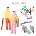 thumbnail image 2 of 100 figuras humanas pintadas multicolor a escala N 1:150 (estilo aleatorio), 2 of 7
