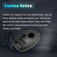 thumbnail image 5 of Unique Bargains 3 Buttons Keyless Entry Remote Key Fob Shell Case Kit for Honda CR-V CR-Z with Mini Screwdriver Black, 5 of 6