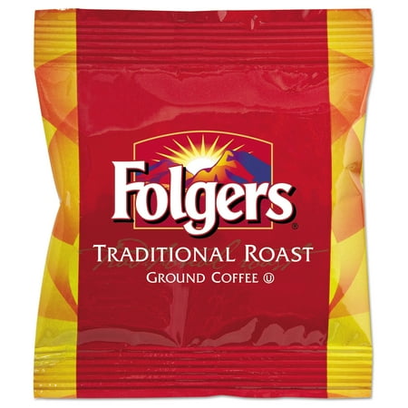 - Folgers Traditional Roast Decaf Ground Coffee Fraction Packs, 2 oz. 42 count