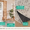 thumbnail image 4 of Bloom Rugs Washable Non-Slip 9' x 12' Rug - Beige / Off White Traditional Bordered Area Rug for Living Room, Bedroom, Dining Room, and Kitchen - Exact size: 9' x 12', 4 of 9