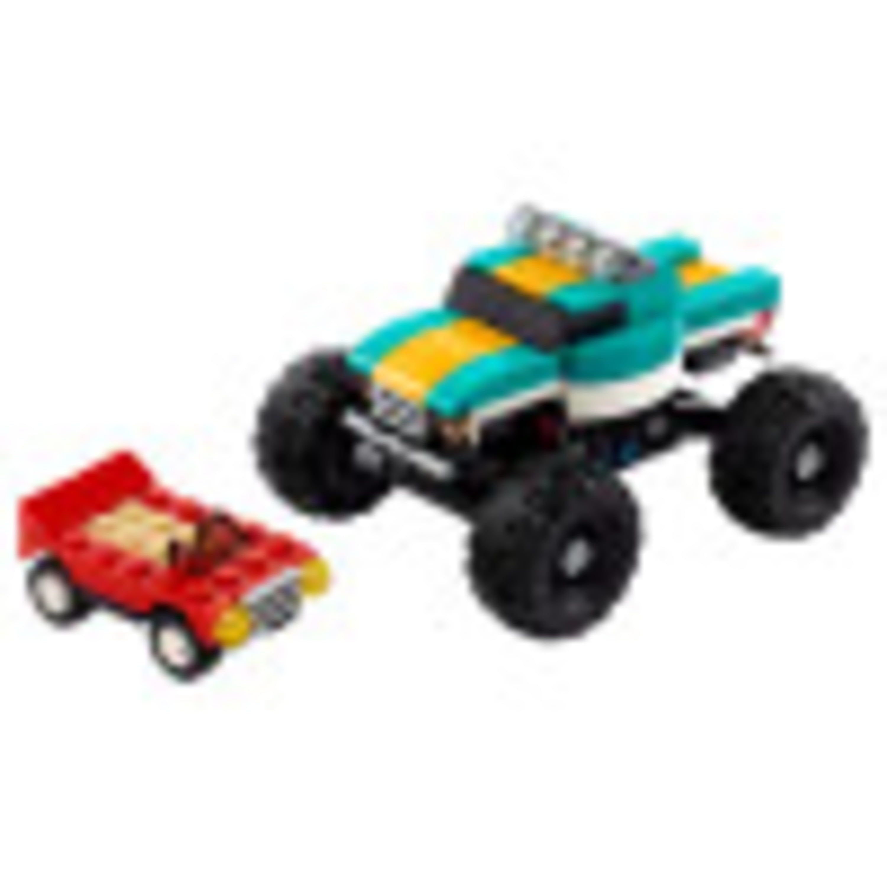 LEGO Creator 3in1 Cool Monster Truck Toy 31101 Building Kit with Wheels for Kids 163 Pieces Walmart