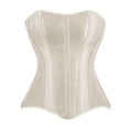 thumbnail image 2 of UPPADA Corset Tops for Women,Plus Size Corset Tops for Women Underbust Corset Belt Overbust Corset with Straps Bodice Corset Lace Up Corset Dress Vintage Crop Top, 2 of 8