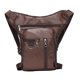 thumbnail image 4 of Bolsa cartuchera al aire libre para hombres y mujeres con cierre de cremallera y correa ajustable para la pierna Marron oscuro, 4 of 8