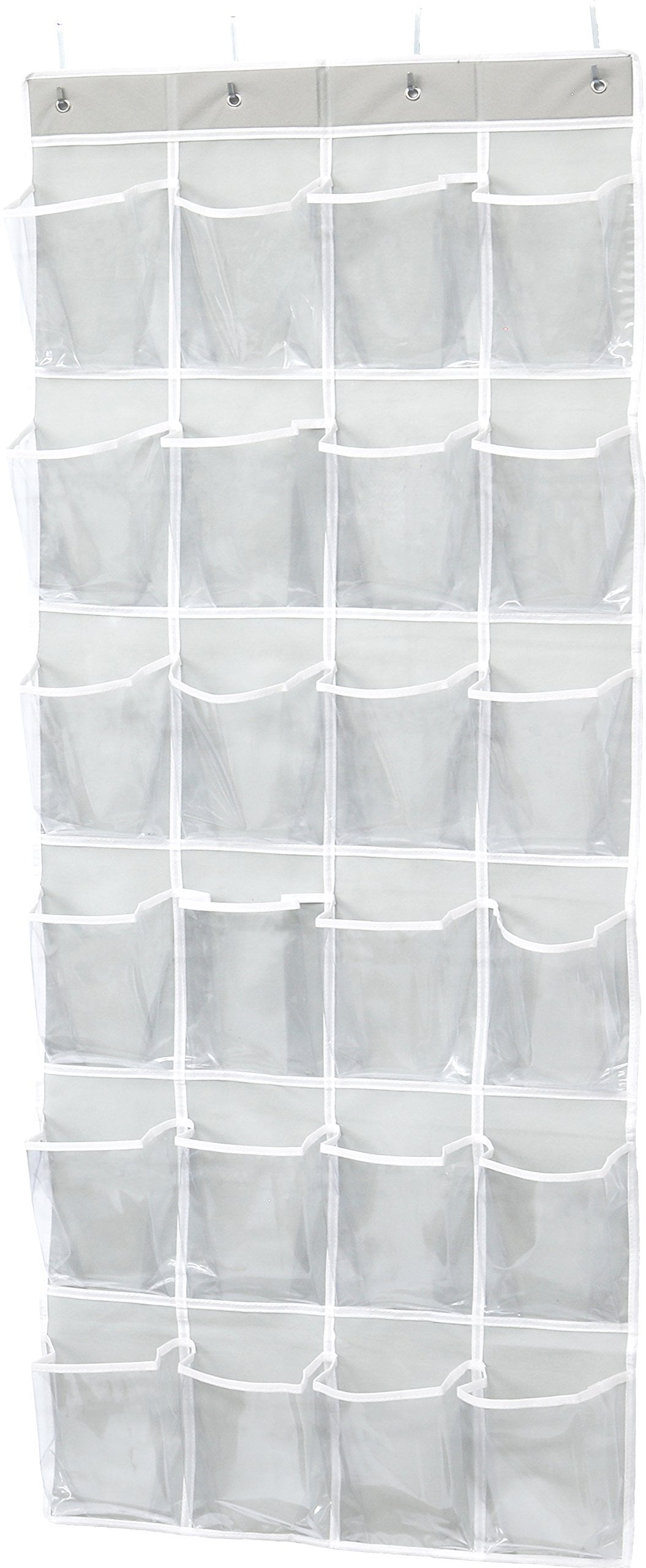 White BO-028-1 Simple Houseware Over The Door Shoes Rack Organizer White BO-028-1 Simple Houseware Over The Door Shoes Rack Organizer