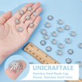 thumbnail image 5 of 300pcs Stainless Steel Bead Caps Flower End Bead Caps Multi-Petal Bead Caps Spacer Bead Caps End Spacer for Earring Bracelet Necklace DIY Jewelry Making STAS-UN0056-66-US12, 5 of 6