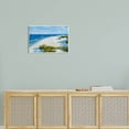 thumbnail image 2 of Modern Beach Sand Landscape Coastal Painting Unframed Art Print Wall Art, 2 of 6