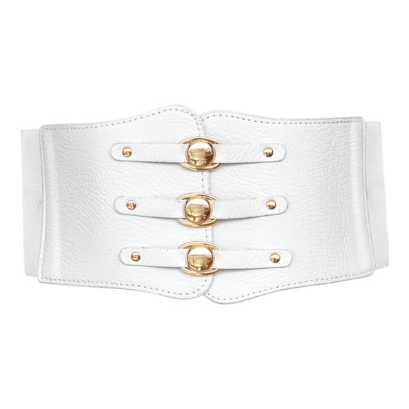 Belt Women Corset Belt Wide Leather Waist Belt For Daily Punk Dresses Chest Elastic Waistband Belt