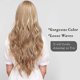 thumbnail image 5 of Long Blonde Wig for Women - Natural Wavy Hair in the Middle, Cosplay Wig, 5 of 5