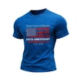 thumbnail image 2 of Kcolen 250th Anniversary Usa Shirt Mens Shirts Short Sleeve 1776-2026 250th Birthday T-Shirt Crew Neck Athletic Fit America Pullover Tops, 2 of 4