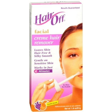 HairOff Creme Facial Hair Remover 1.80 oz (Pack of