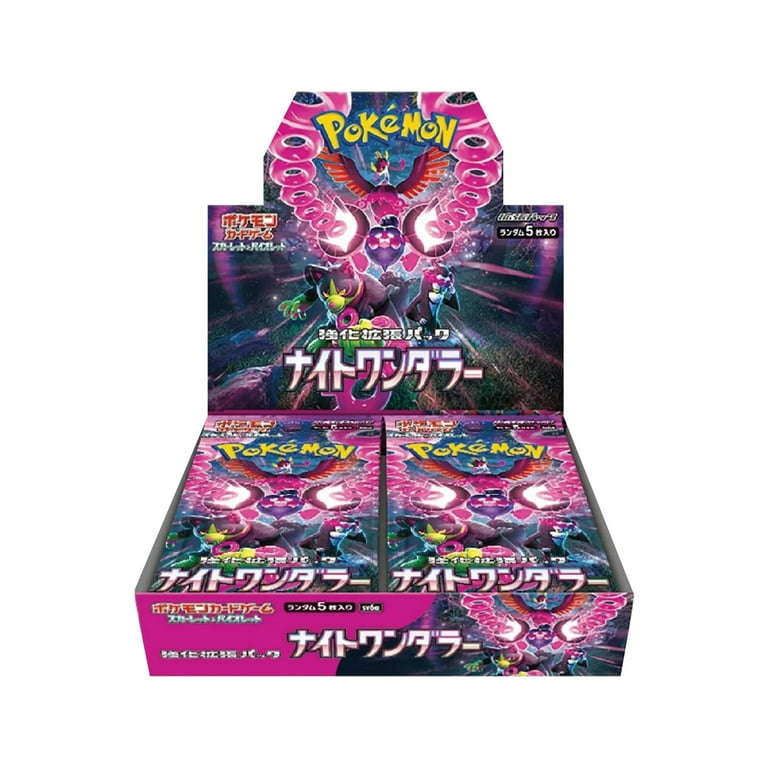 Pokemon Night Wanderer Japanese Booster Box 30 Packs Scarlet