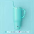 thumbnail image 4 of Swig Life 40oz Mega Mug, 40oz Tumbler with Handle and Straw, Extra Large Insulated Tumblers, Cup Holder Friendly Travel Mug (Strawberry Shortcake), 4 of 7