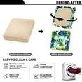 thumbnail image 3 of Wosthever 8 fundas impermeables, protectores para muebles de jardín, paquete de 8/lote de cojines de repuesto para sofá individual, para Decoración del hogar tipo+1 8 piezas, 3 of 6