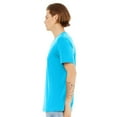 thumbnail image 3 of Unisex Jersey Short-Sleeve V-Neck T-Shirt NEON BLUE S, 3 of 4