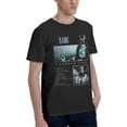 thumbnail image 2 of SADE Mens Shirts Short Sleeved Crew Neck T Shirt Cotton Classics Tees, 2 of 4