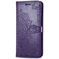 thumbnail image 2 of EMAXELER Motorola Moto One Hyper Case Premium PU Leather Wallet Cover Slim Magnetic Shockproof Flip Case with Kickstand, 2 of 5