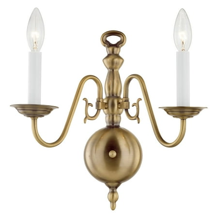 

Livex Lighting Williamsburgh 2 Light Wall Sconce