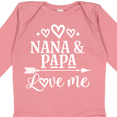 thumbnail image 4 of Inktastic Nana Papa Love Me Grandkids Boys or Girls Long Sleeve Baby Bodysuit, 4 of 5