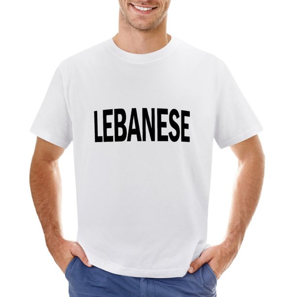 libanés. Camiseta Camiseta de anime Ropa estética Camiseta corta Camisetas personalizadas Camisetas gráficas para hombre
