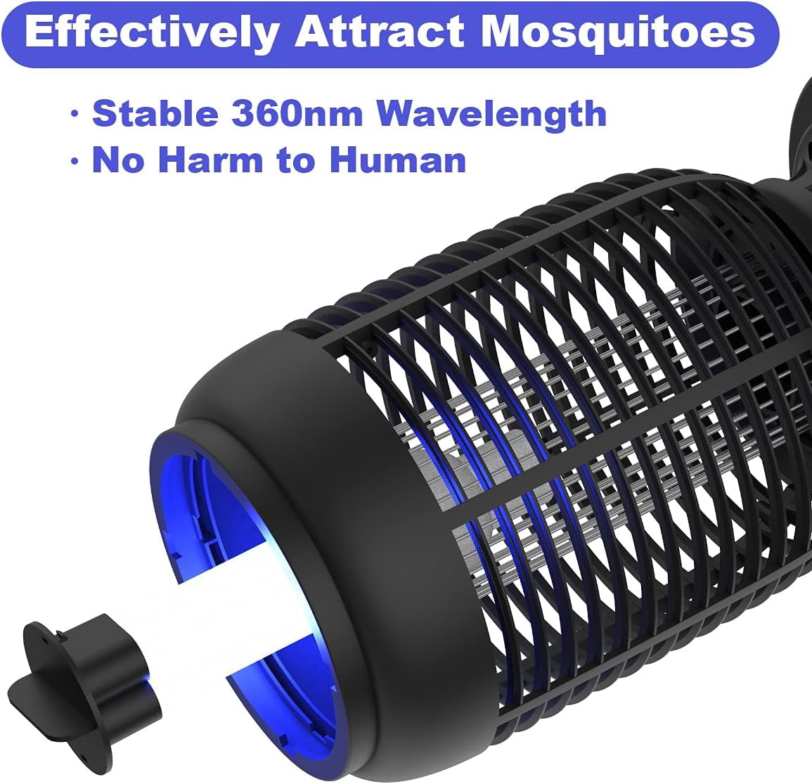 Bug Zapper Outdoor Electric, Mosquito Zapper, Fly Traps, Fly Zapper, Mosquito Killer, ABS Plastic Outer