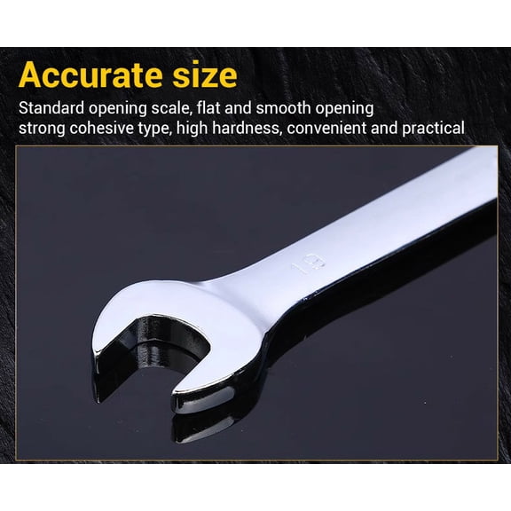 Y H M Double Open End Wrench M5 Opening 8x9mm Durable And Corrosion-Resistant