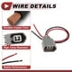 thumbnail image 5 of 1 Juego de Cableado de Zócalo de Luz de Reversa para Jeep Grand Cherokee 2014-2021 No. 68220972AA Conector de Pigtail de Bombilla, 5 of 7