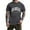 Dark Gray, variant on Xdzjlr Men Shirts Summer Graphic Tees Letter Print Tops Vintage Short Sleeve Trendy Men's Shirts,Xxxxxl