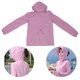 thumbnail image 5 of Mujer Protección UV al aire libre Ropa de piel de longitud media Ala desmontable (Rosa), 5 of 8
