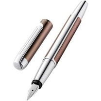 Pelikan 817226 Pura P40 Mocha Aluminum Barrel Fountain Pen, Medium