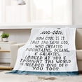 thumbnail image 4 of DALIHUA Healing Throw Blanket with Inspirational Thoughts and Prayers- Religious Soft Throw Blanket Inspirational Blankets and Throws Throw Blankets Perfect Caring Gift for Women Men 50x60inches, 4 of 6