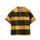 thumbnail image 2 of Blusa y camisa de manga corta con cuello vuelto Camisa a rayas para niños Solapa de bebé Top de manga corta informal y versátil Top de algodón para niños, 2 of 9