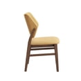 thumbnail image 5 of ACME Sarha Wood & Fabric Side Chair in Yellow & Walnut (Set of 2), 5 of 8
