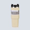 thumbnail image 1 of Taza portátil con aislamiento de acero inoxidable de 30oz para coche, dominador de hielo, taza con pajita doble para bebida, taza de preservación del frío para uso en vehículos, 1 of 5
