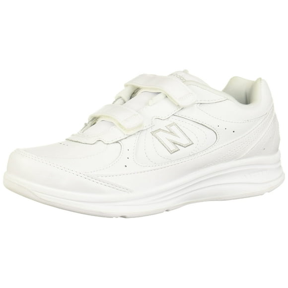 New Balance Women's WW577 Hook and Loop Walking Shoe White