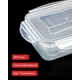 thumbnail image 5 of Juego de recipientes de almacenamiento de alimentos FOOYOO, 56 piezas, herméticos sin BPA, 5 of 6