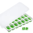 thumbnail image 1 of Bandeja de silicona for cubitos de hielo con 14 moldes cuadrados - Caja de hielo tipo empuje de fácil liberación, 1 of 2