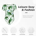 thumbnail image 6 of Uemuo Cartoon Turtle Pattern Women's One Piece Short Sleeve Swimsuit Rash Guard Surfing Modest Quick-drying Swimsuit Beach Essentials-Large, 6 of 9