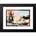 thumbnail image 2 of Richard Norris Brooke 14x11 Black Modern Framed Museum Art Print Titled - Burial of a Papoose, 2 of 5