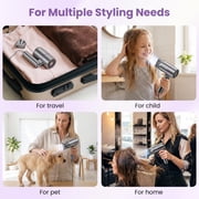 NEXPURE Hair Dryer, Ionic Blow Dryer with Nozzle, for All Hair Types,Light and Quiet Home, Travel