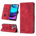 thumbnail image 1 of Compatible with Motorola Moto E30/ E40 Classic Embossed PU Leather Case with Card Holder Shockproof Cover, 1 of 5